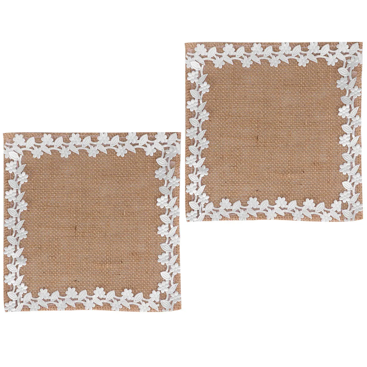 2Pcs Lace-Edge Placemat American Style Beige Eco-Friendly Vintage Butterfly Flower Patterns Suitable for Restaurant Wedding
2Pcs Lace-Edge Placemat American Style Beige Eco-Friendly Vintage Butterfly Flower Patterns Suitable for Restaurant Wedding