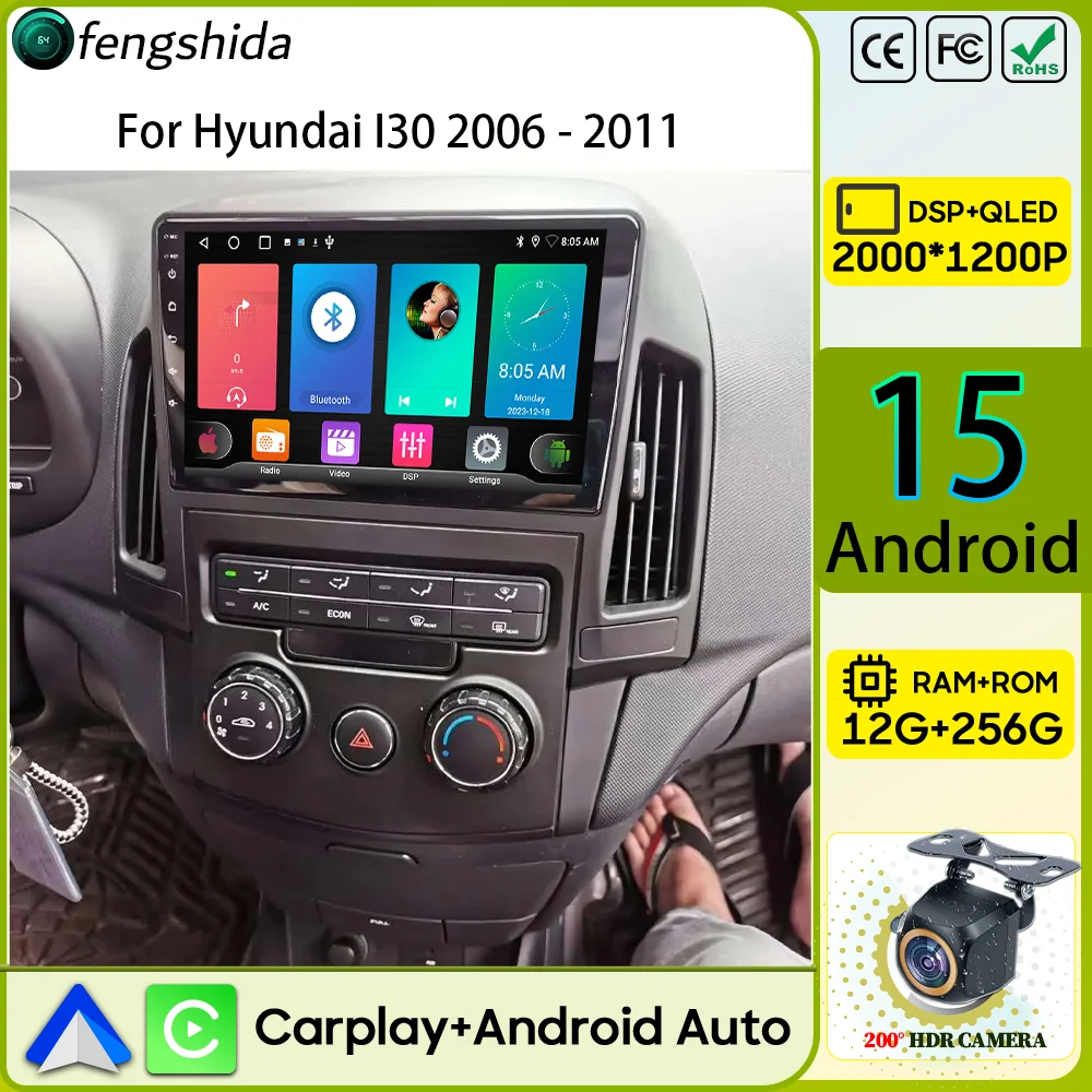 Car Radio Carplay For Hyundai I30 2006 2007 2008 2009 2010 2011 Navigation GPS Android Auto Multimedia Player Stereo 4G No 2din
Car Radio Carplay For Hyundai I30 2006 2007 2008 2009 2010 2011 Navigation GPS Android Auto Multimedia Player Stereo 4G No 2din