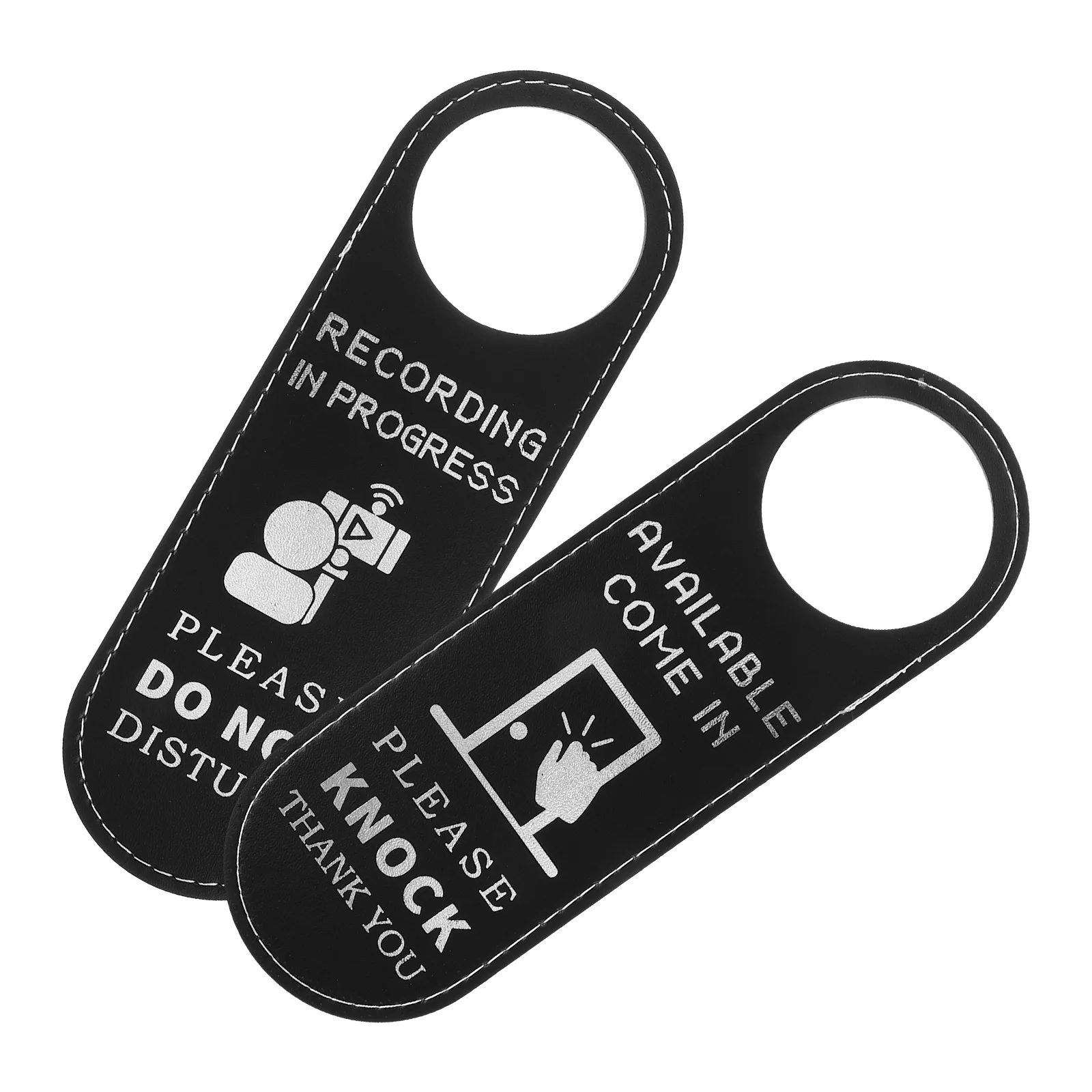 2Pcs Portable Sign Multifunction Pu Office Household Decor Signs For Door Decoration Board For Door Knob
2Pcs Portable Sign Multifunction Pu Office Household Decor Signs For Door Decoration Board For Door Knob
