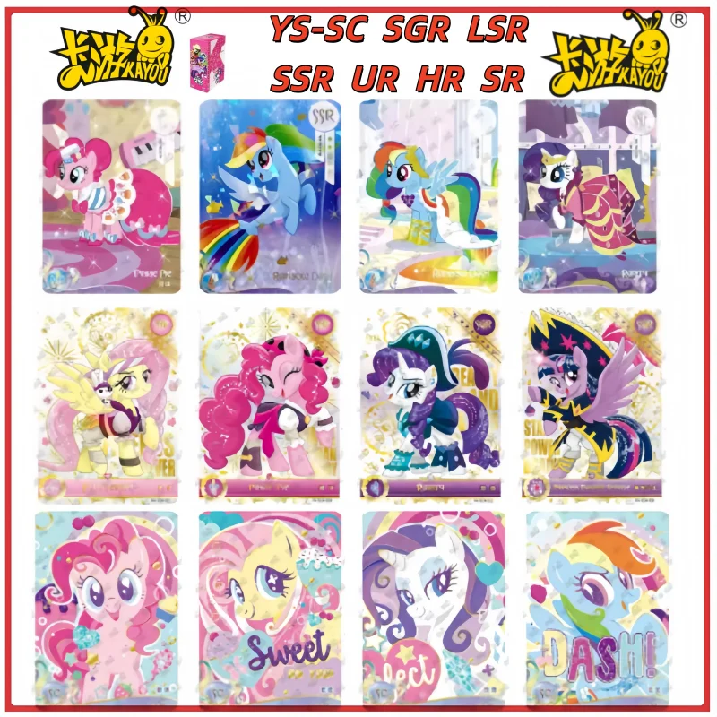 KAYOU Genuine My Little Pony Card Moon Edition vol.02 Princess Card Редкая SC SGR LSR UR HR Коллекционные карты Игрушка в подарок
KAYOU Genuine My Little Pony Card Moon Edition vol.02 Princess Card Редкая SC SGR LSR UR HR Коллекционные карты Игрушка в подарок