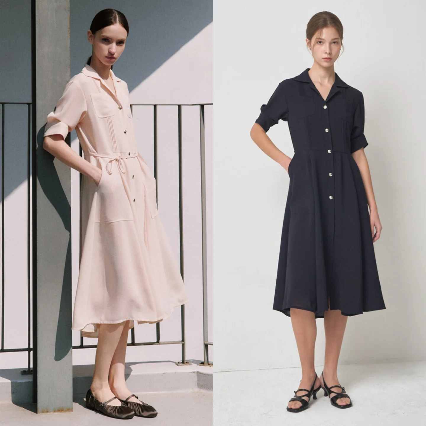 Elegant Dress with Detachable Waist Belt Adjustable Elastic Collar for Commuting Korean Style Shirt Dress Ladies Fashion
Elegant Dress with Detachable Waist Belt Adjustable Elastic Collar for Commuting Korean Style Shirt Dress Ladies Fashion