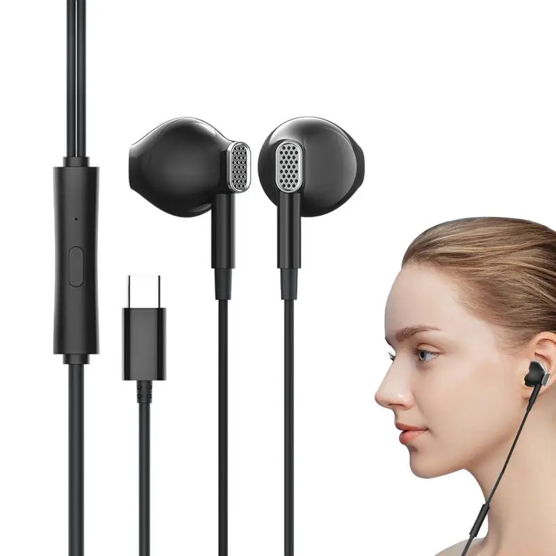 Проводные наушники USB C Clear Sound Проводные наушники Type-C с микрофоном Регулировка громкости Наушники-вкладыши с тяжелыми басами и шумоподавлением
Проводные наушники USB C Clear Sound Проводные наушники Type-C с микрофоном Регулировка громкости Наушники-вкладыши с тяжелыми басами и шумоподавлением