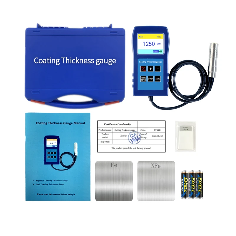 The new model DR280 ultra-thin coating thickness gauge in 2026 supports Line Premium chip motherboard customization Bluetooth
The new model DR280 ultra-thin coating thickness gauge in 2026 supports Line Premium chip motherboard customization Bluetooth