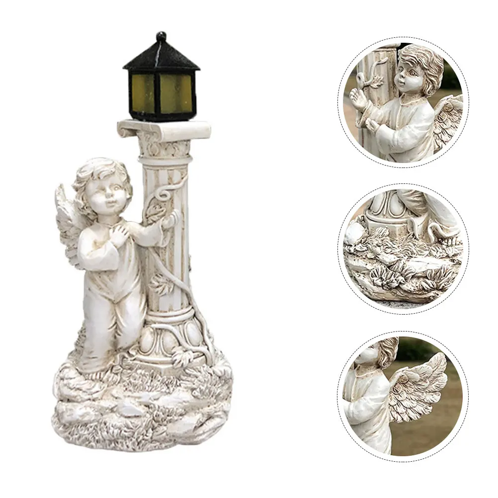 Solar Angel Resin Material Garden Decor Roman Pillar Angel Statue Outdoor Pillar Figurine Roman Style Scene Decoration
Solar Angel Resin Material Garden Decor Roman Pillar Angel Statue Outdoor Pillar Figurine Roman Style Scene Decoration