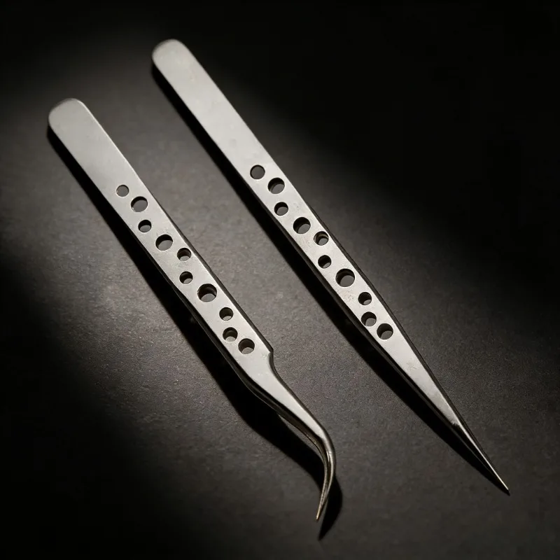 Professional ESD Safe Magnetic Stainless Steel Tweezers Set for Electronics Soldering Watch Jewelry Repair DIY Hand Tool Kit
Professional ESD Safe Magnetic Stainless Steel Tweezers Set for Electronics Soldering Watch Jewelry Repair DIY Hand Tool Kit