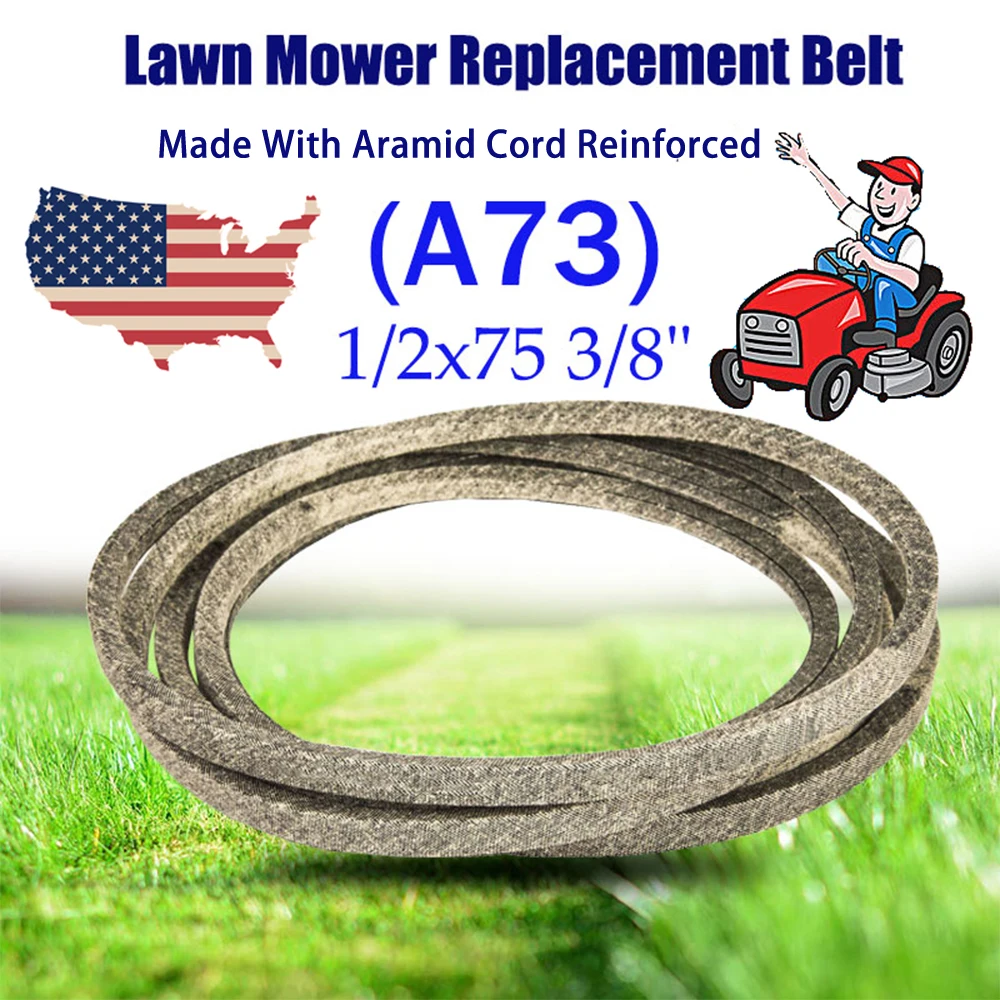 Aramid Cord Reinforced V Belt A73 1 2 Inch Width Oem Replacement Belt For Lawn Mower Drive System 109 3388 109 8069
Aramid Cord Reinforced V Belt A73 1 2 Inch Width Oem Replacement Belt For Lawn Mower Drive System 109 3388 109 8069