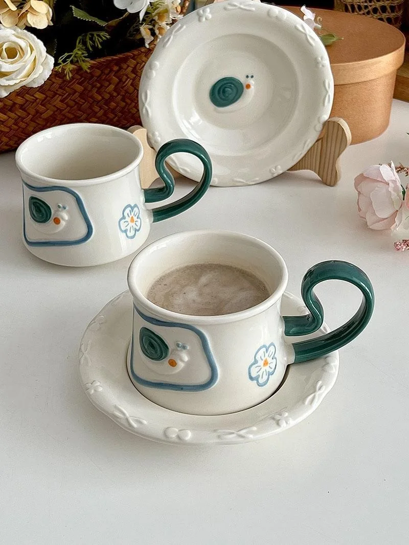 Cute Cerc Cup for Drinking Water ternoon Tea Coffee Oats Breakfast Sugar Miss High Aesthetic Value Cup Plate Set
Cute Cerc Cup for Drinking Water ternoon Tea Coffee Oats Breakfast Sugar Miss High Aesthetic Value Cup Plate Set