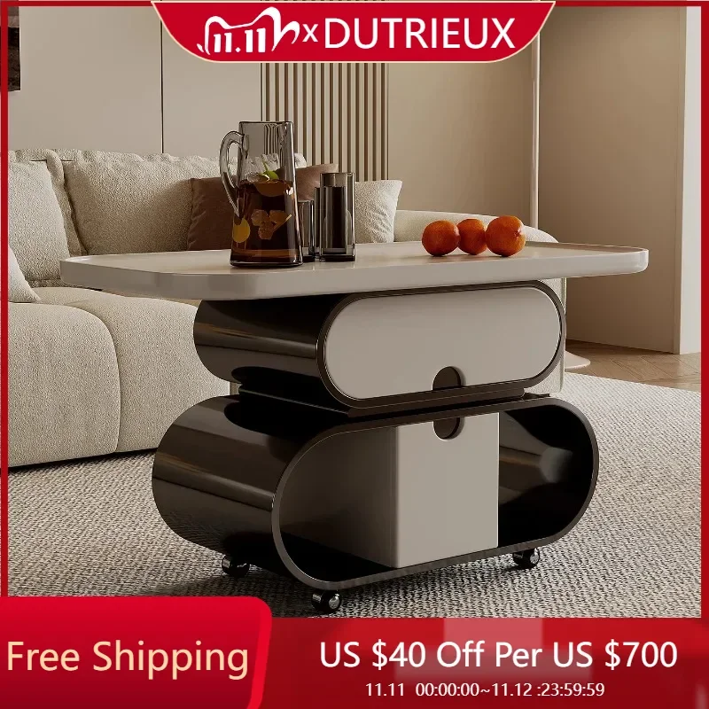 Designer Storage Coffee Table Drawers Unique Cute Living Room Coffee Table Decoration Aesthetic Mesas Bajas Postmodern Furniture
Designer Storage Coffee Table Drawers Unique Cute Living Room Coffee Table Decoration Aesthetic Mesas Bajas Postmodern Furniture