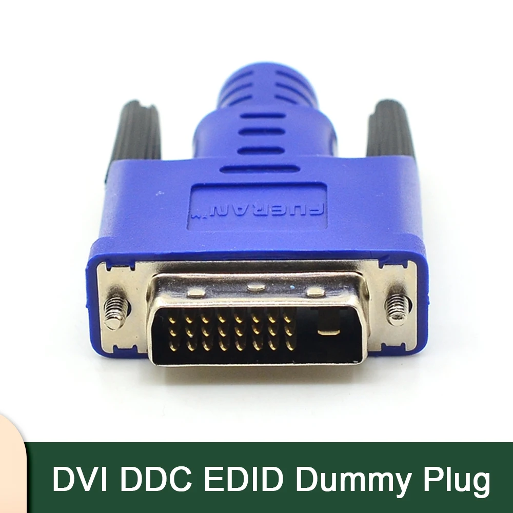 Адаптер виртуального дисплея 2560x1600p при 60 Гц DVI DDC EDID, заглушка, эмулятор безголового монитора Ghost для игр и графических работ
Адаптер виртуального дисплея 2560x1600p при 60 Гц DVI DDC EDID, заглушка, эмулятор безголового монитора Ghost для игр и графических работ