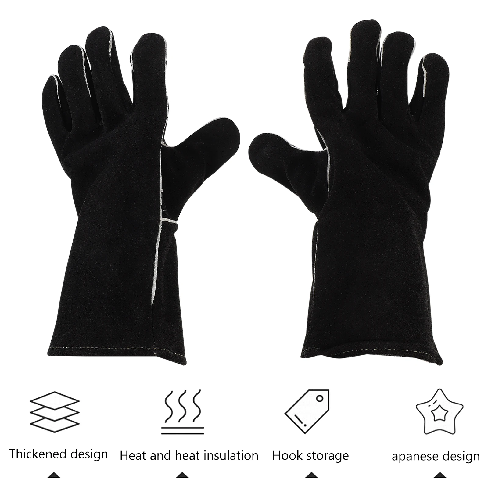 Heat Resistant BBQ Gloves Anti-scald Oven Microwave Cowhide Grilling Mitts Thickened Kitchen Helper High Temperature Insulation
Heat Resistant BBQ Gloves Anti-scald Oven Microwave Cowhide Grilling Mitts Thickened Kitchen Helper High Temperature Insulation