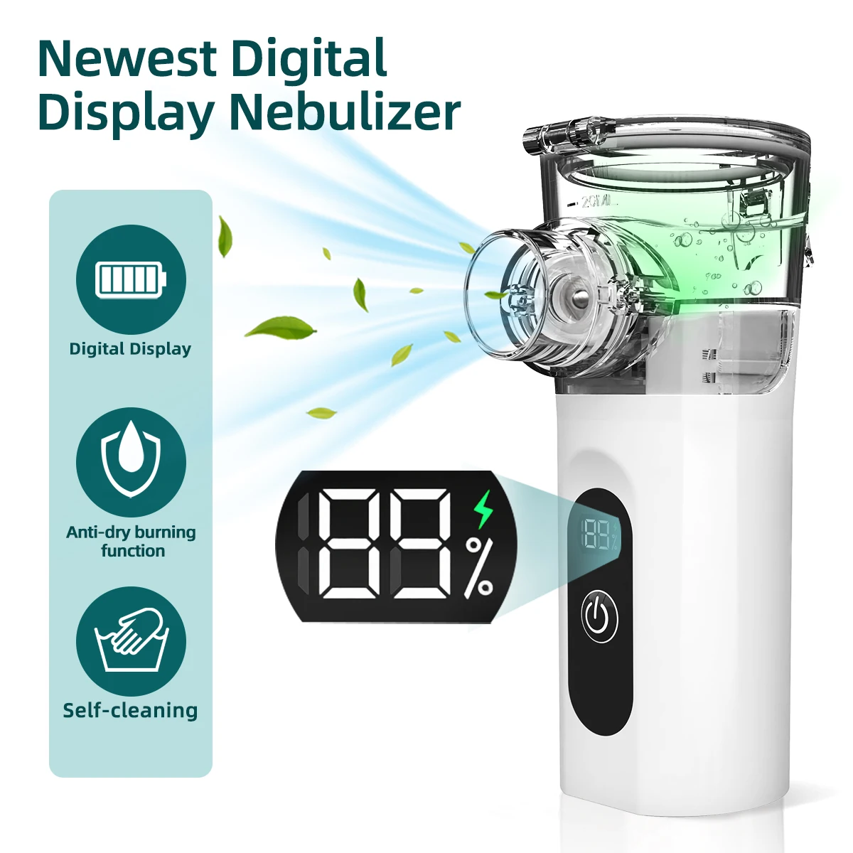 New Style USB Rechargeable Atomizer Smo Machine Mesh Spray Kit with Cup Mask and Nozzle
New Style USB Rechargeable Atomizer Smo Machine Mesh Spray Kit with Cup Mask and Nozzle