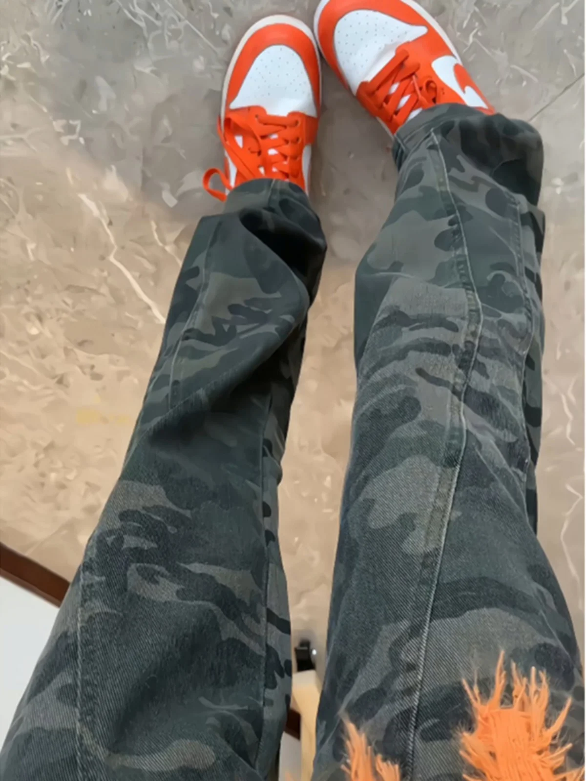 Cleanfit Camouflage Jeans Men's Autumn Winter ex Straight Leg American Vibe Flared Pants Youthful Casual Cotton Blend
Cleanfit Camouflage Jeans Men's Autumn Winter ex Straight Leg American Vibe Flared Pants Youthful Casual Cotton Blend
