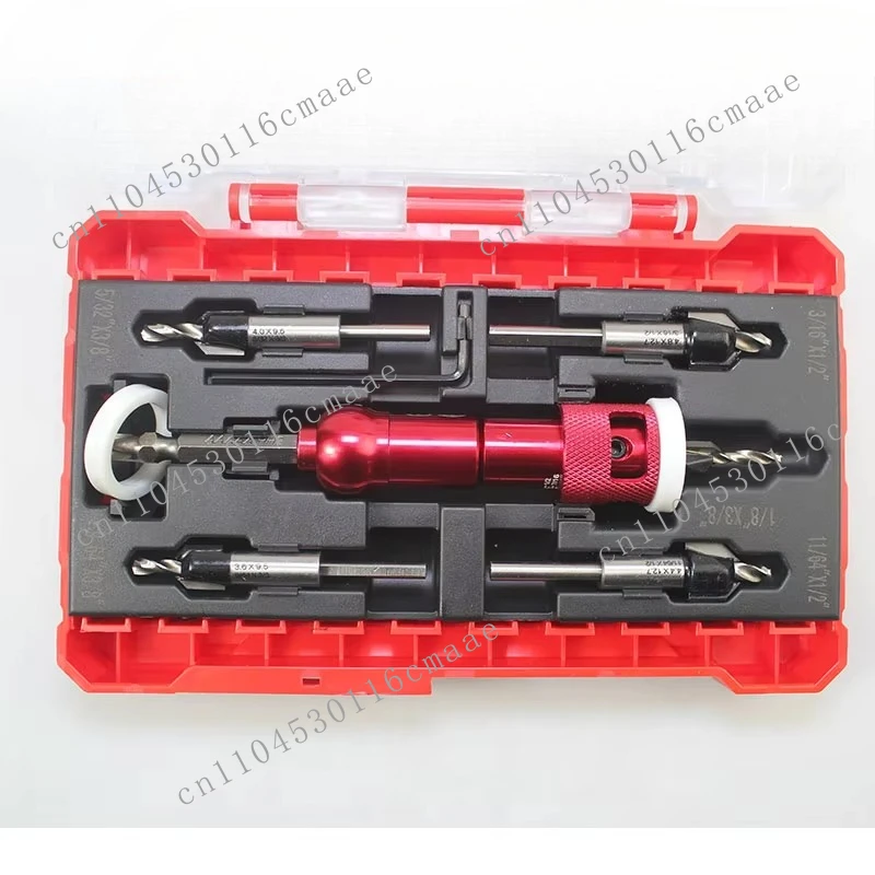 5pcs Hex Shank M2 Hss Drill 3/8'' 1/2'' Carbide Tipped Adjustable Depth Countersink Drill Bit for Wood Plastic
5pcs Hex Shank M2 Hss Drill 3/8'' 1/2'' Carbide Tipped Adjustable Depth Countersink Drill Bit for Wood Plastic