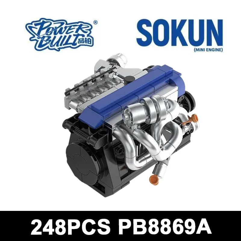 PB8869A 248PCS Mini Engine Building Blocks Technical Vehicle Motor Model Bricks Construction Toys DIY Educational Set For Adult
PB8869A 248PCS Mini Engine Building Blocks Technical Vehicle Motor Model Bricks Construction Toys DIY Educational Set For Adult
