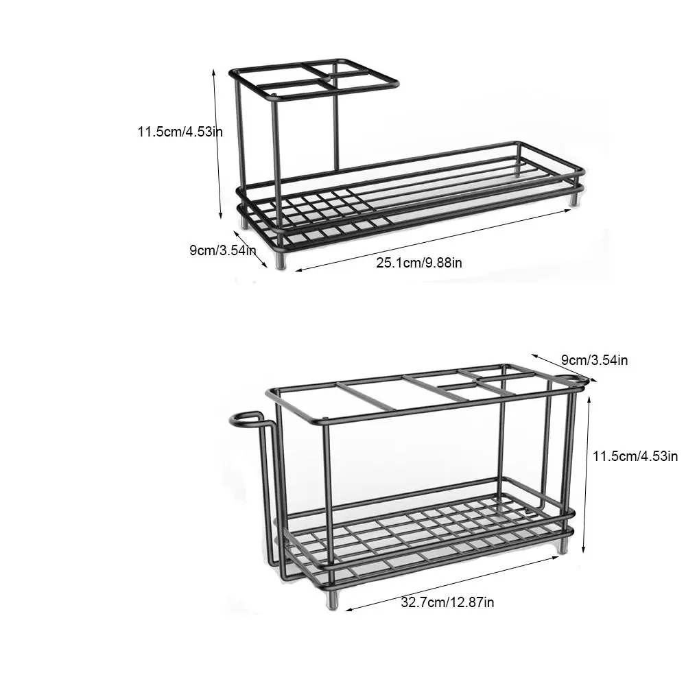 Multi-Slot Toothbrush Holder Carbon Steel with Cup Holder Bathroom Organizer Non-Slip Space-Saving Toothpaste Shelf Desktop
Multi-Slot Toothbrush Holder Carbon Steel with Cup Holder Bathroom Organizer Non-Slip Space-Saving Toothpaste Shelf Desktop