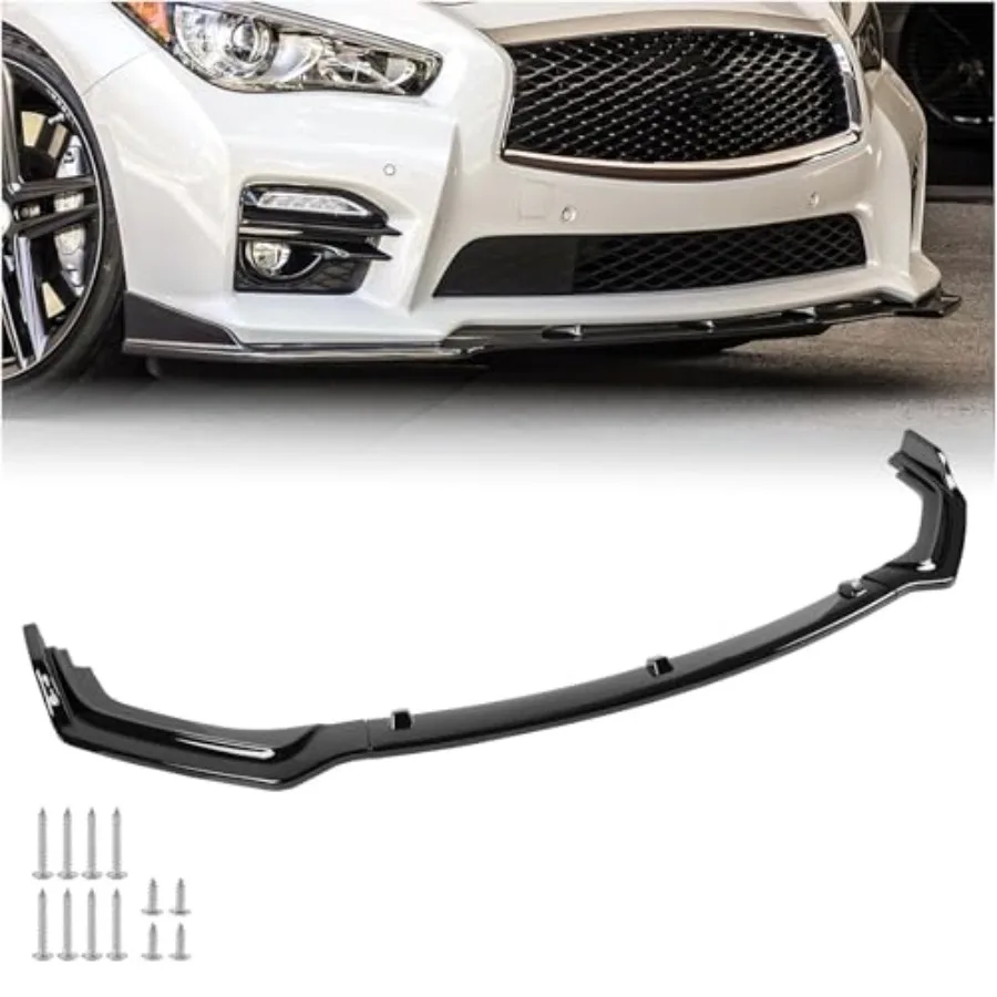 Fit for Infiniti Q50 Front Bumper Lip 2018-2025 Q50L Base and Premium Trims — 3PCS ABS Splitter Air Chin Body Kit OEM Style
Fit for Infiniti Q50 Front Bumper Lip 2018-2025 Q50L Base and Premium Trims — 3PCS ABS Splitter Air Chin Body Kit OEM Style