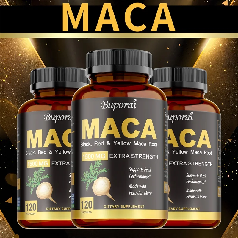 Maca Capsules - Increase Size, Hardness, Improve Strength, Thicken, Relieve Fatigue
Maca Capsules - Increase Size, Hardness, Improve Strength, Thicken, Relieve Fatigue
