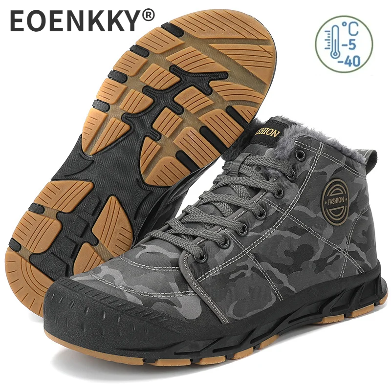 Unisex Winter Velvet Warm Camouflage Snow Mid-Helper Boots Cross Country Skiing Camping Climbing Hunting Fishing Cargo Boots
Unisex Winter Velvet Warm Camouflage Snow Mid-Helper Boots Cross Country Skiing Camping Climbing Hunting Fishing Cargo Boots