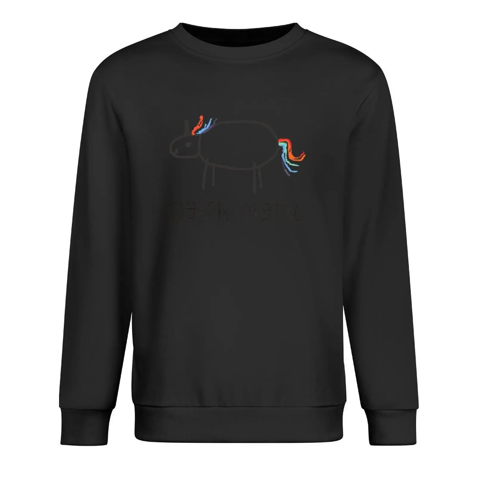 Death Metal Unicorn (Crayon) Pullover clothes for men men's coat winter clothes anime clothes sweatshirt men
Death Metal Unicorn (Crayon) Pullover clothes for men men's coat winter clothes anime clothes sweatshirt men