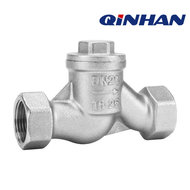 Обратный клапан с внутренней резьбой из нержавеющей стали 304, подъемный горизонтальный обратный клапан, тип S, внутренняя резьба, пара, высокая температура
Обратный клапан с внутренней резьбой из нержавеющей стали 304, подъемный горизонтальный обратный клапан, тип S, внутренняя резьба, пара, высокая температура