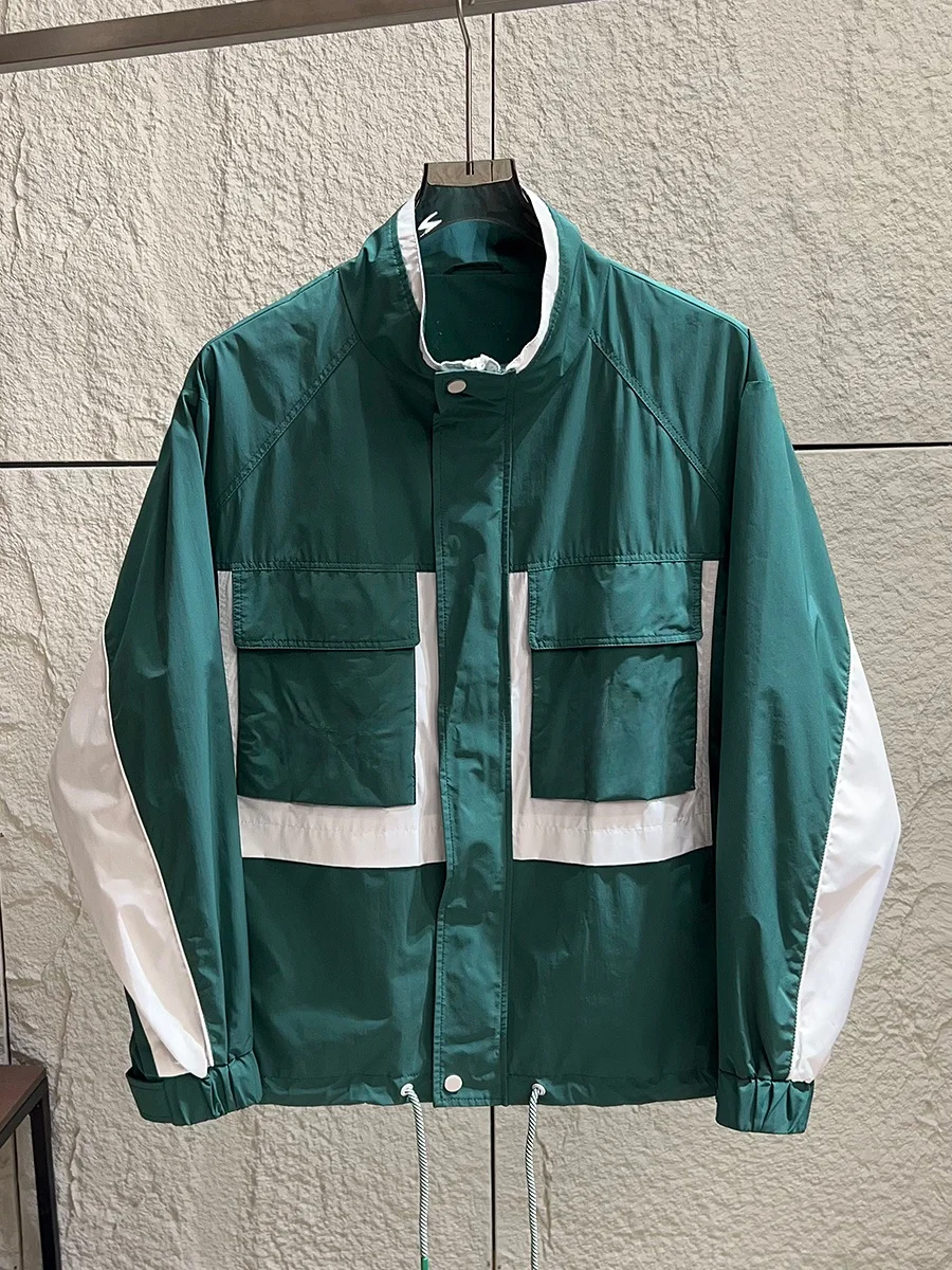 H-Series Dynamic Color Block Design Embroidered Casual Stand Collar Men's Jacket Outerwear Polyester Nylon Spring Youth Fashion
H-Series Dynamic Color Block Design Embroidered Casual Stand Collar Men's Jacket Outerwear Polyester Nylon Spring Youth Fashion