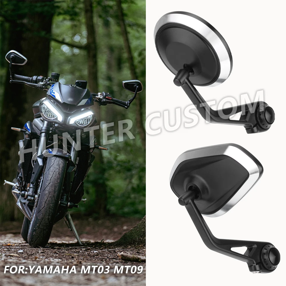 Motorcycle Bar End Mirror Handlebar Rear View Mirrors CNC Aluminum Alloy For YAMAHA MT09 V3 MT09SP 2020-2023 MT03
Motorcycle Bar End Mirror Handlebar Rear View Mirrors CNC Aluminum Alloy For YAMAHA MT09 V3 MT09SP 2020-2023 MT03