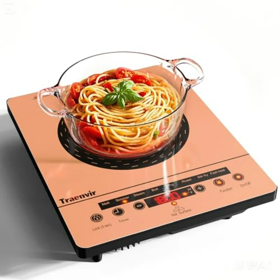 Portable Single Burner Electric Cooktop 1800W Ceramic Stove with Touch Control Child Safety Lock 4 Hour Timer Overheat Protecti
Portable Single Burner Electric Cooktop 1800W Ceramic Stove with Touch Control Child Safety Lock 4 Hour Timer Overheat Protecti