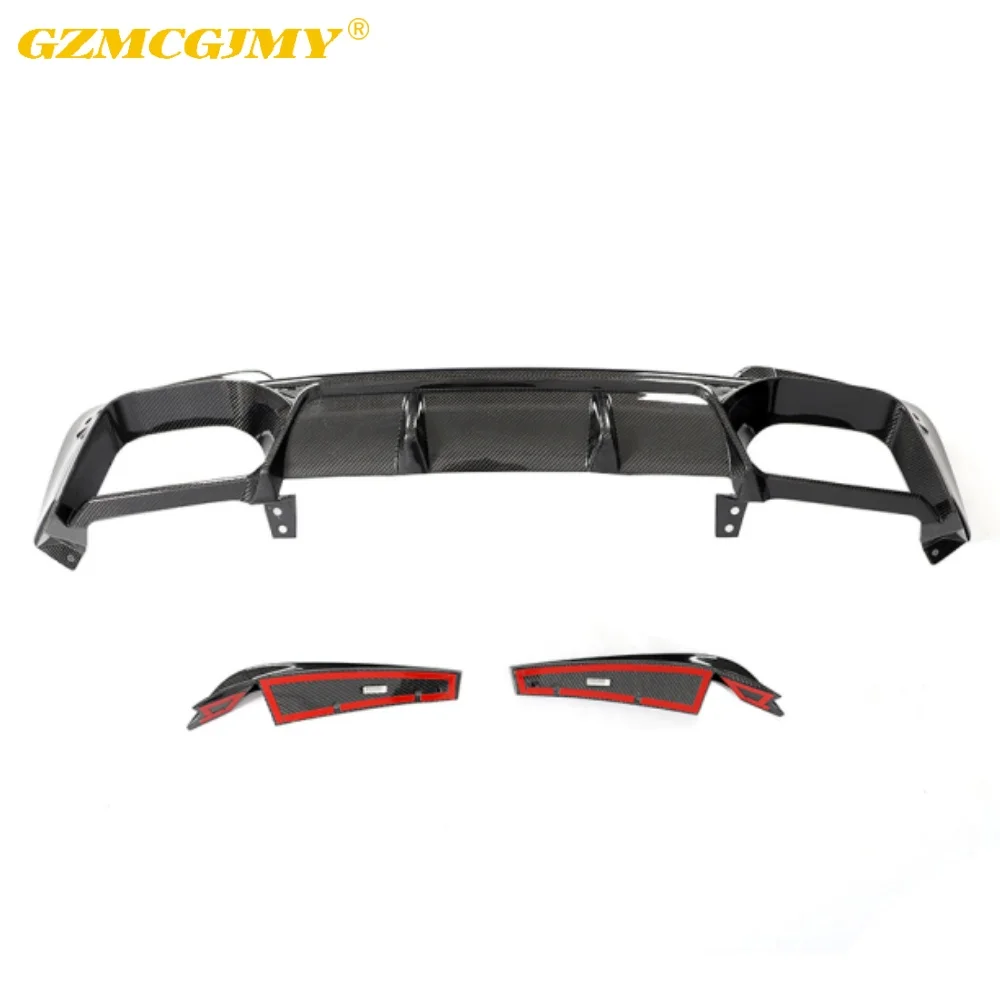 High Level Material Carbon Fiber Rear Diffuser Car Accessories For BMW X3 M 2019-2021 Car Bumpers Rear Lips