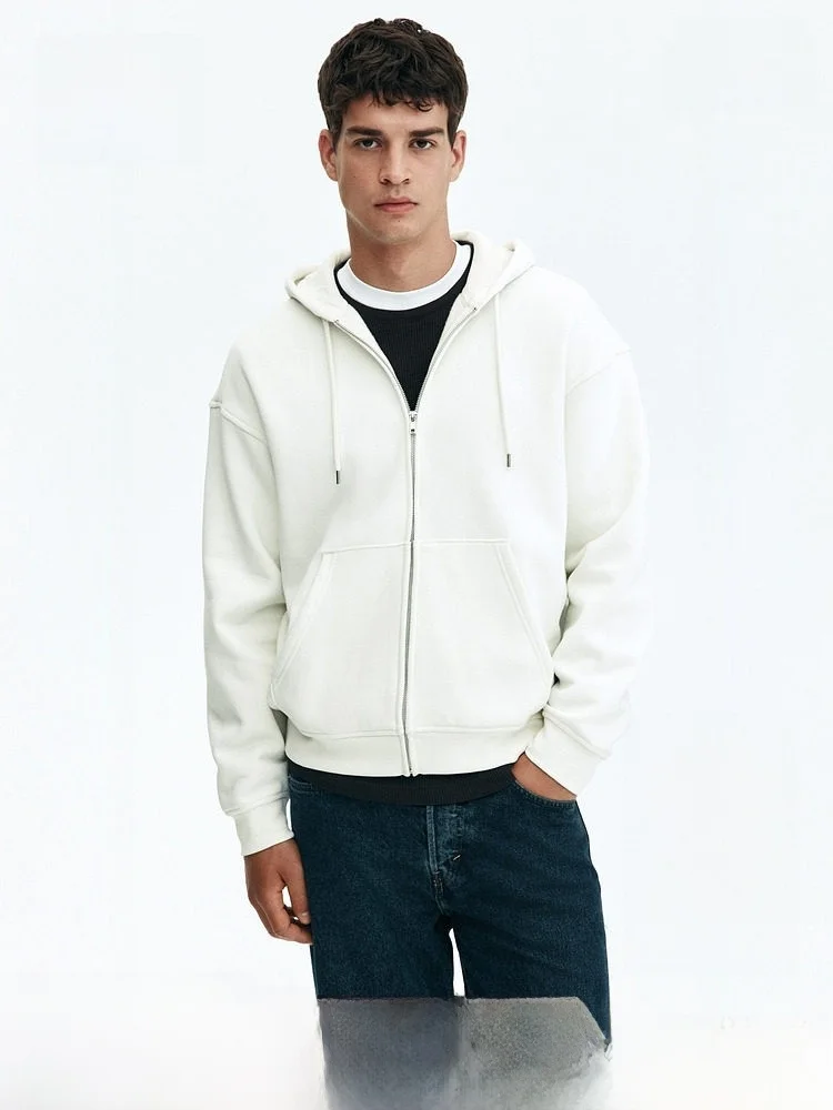 Мужская толстовка H&M свободного кроя с капюшоном, зимняя, с молнией на плече, удобная, модная верхняя одежда, повседневная, однотонная, из чистого хлопка
Мужская толстовка H&M свободного кроя с капюшоном, зимняя, с молнией на плече, удобная, модная верхняя одежда, повседневная, однотонная, из чистого хлопка