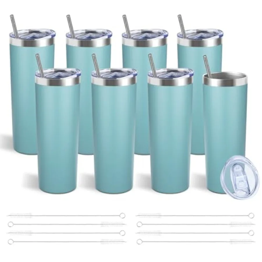 Термокружка Skinny Tumbler с крышкой и соломинкой, из нержавеющей стали, с двойными стенками, вакуумная изоляция, герметичная, для кофе, дорожная, термос
Термокружка Skinny Tumbler с крышкой и соломинкой, из нержавеющей стали, с двойными стенками, вакуумная изоляция, герметичная, для кофе, дорожная, термос