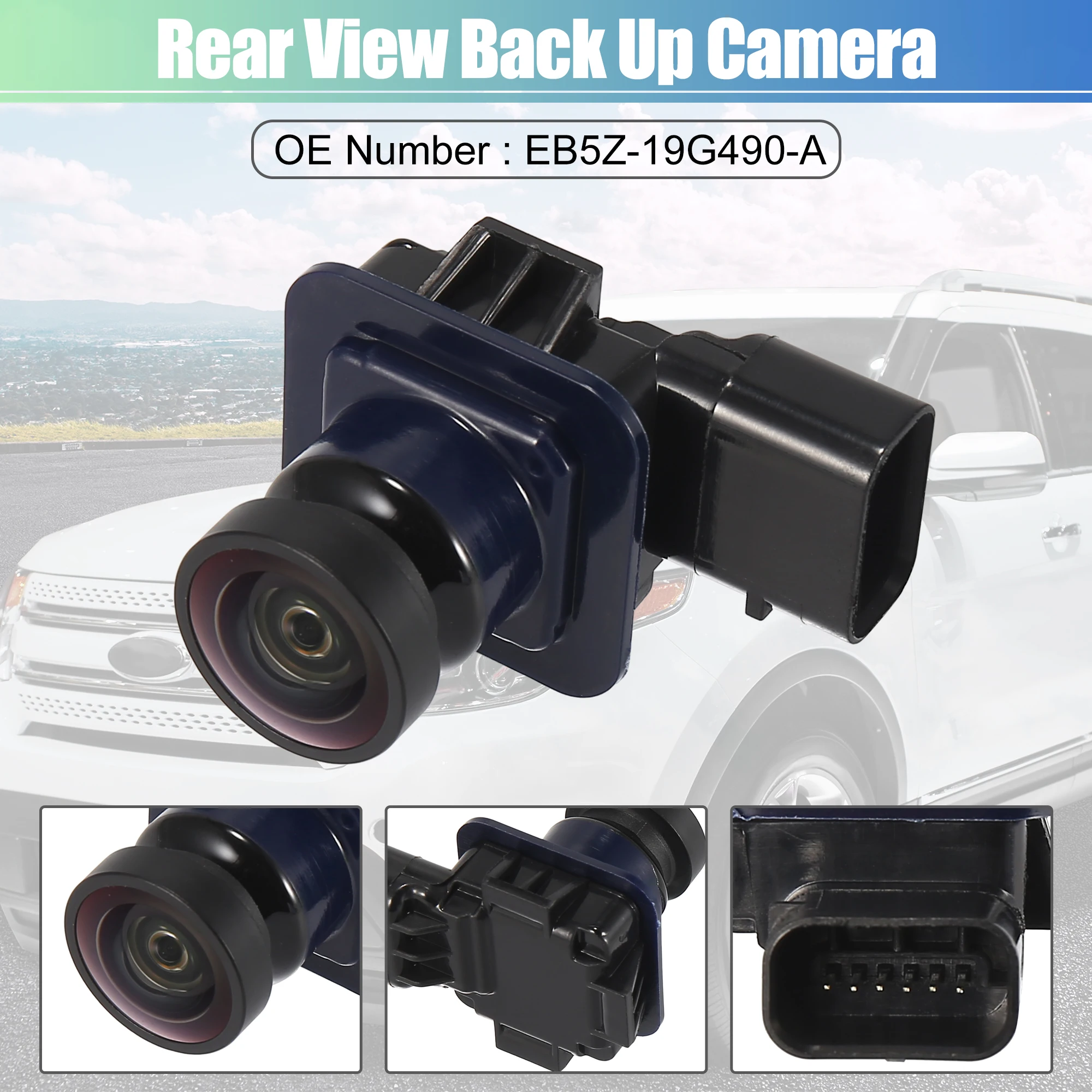 UXCELL Rear View Back Up Camera EB5Z-19G490-A Rear Park Assist Reverse BLACK Camera for Ford Explorer 2011 2012 2013 2014 2015
UXCELL Rear View Back Up Camera EB5Z-19G490-A Rear Park Assist Reverse BLACK Camera for Ford Explorer 2011 2012 2013 2014 2015