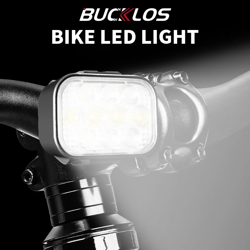 BUCKLOS Bike Light 10LED Bicycle Lights Waterproof Rechargeable Front Light Bicycle Bright Flashlight for Bike Cycling Equipment
BUCKLOS Bike Light 10LED Bicycle Lights Waterproof Rechargeable Front Light Bicycle Bright Flashlight for Bike Cycling Equipment