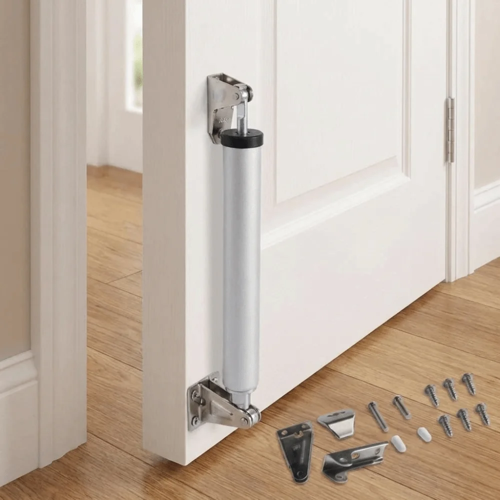 Silent Buffer Pneumatic Door Closer Anti-Pinch Automatic Rebound Spring Return Device Durable Adjustable Closing Speed
Silent Buffer Pneumatic Door Closer Anti-Pinch Automatic Rebound Spring Return Device Durable Adjustable Closing Speed