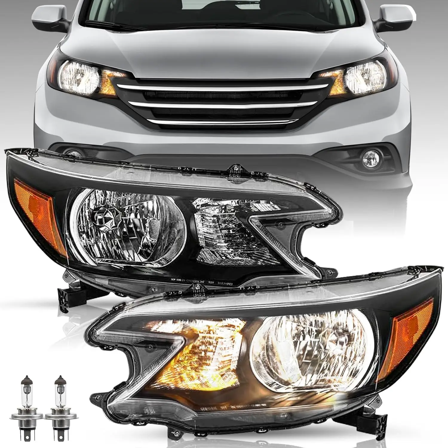 OE-стиль в сборе, подходит для галогенных фар Honda CR-V 2012-2013 2014, комплект с лампочками (L + R)
OE-стиль в сборе, подходит для галогенных фар Honda CR-V 2012-2013 2014, комплект с лампочками (L + R)