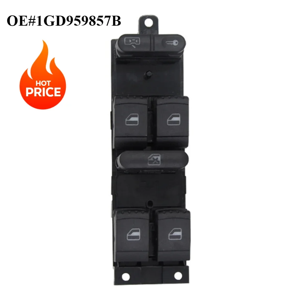 1GD959857B Master Power Window Lifter Control Switch for JETTA Front Electric Door Window Regulator Button Switch
1GD959857B Master Power Window Lifter Control Switch for JETTA Front Electric Door Window Regulator Button Switch