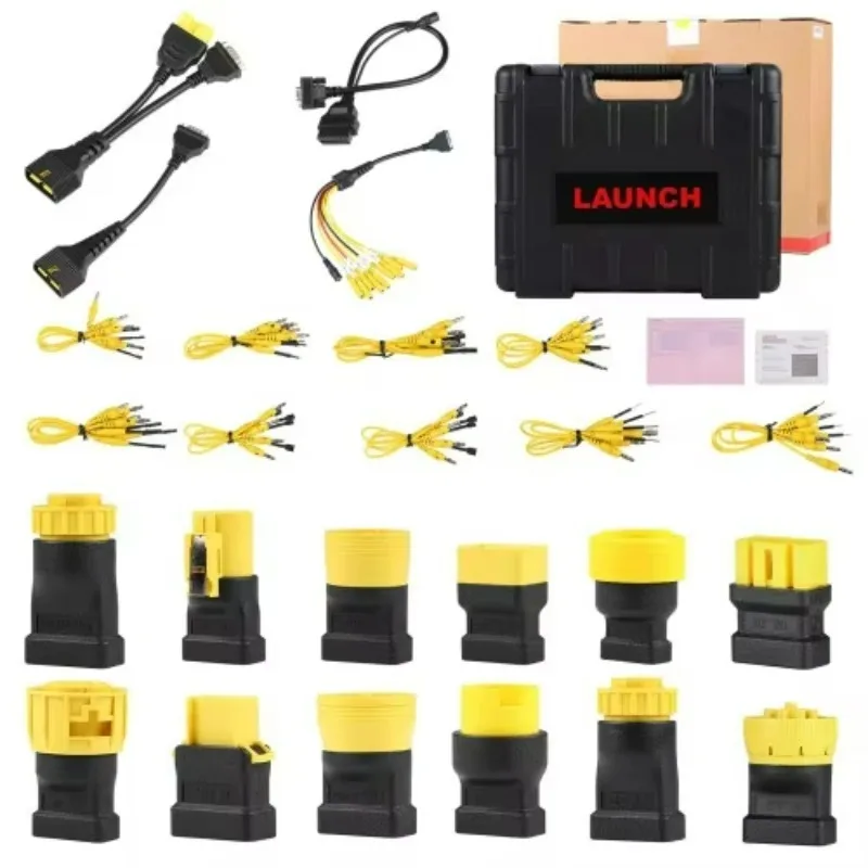 X431 Heavy D uty Truck Adapter Kit with License Work for Launch X431 PAD V/ PAD VII and New Version Pro5
X431 Heavy D uty Truck Adapter Kit with License Work for Launch X431 PAD V/ PAD VII and New Version Pro5