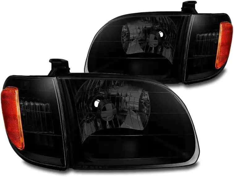 Replacement Black/Smoke Headlights Headlamps Compatible with 2000-2004 Toyota Tundra Regular/Access Cab
Replacement Black/Smoke Headlights Headlamps Compatible with 2000-2004 Toyota Tundra Regular/Access Cab
