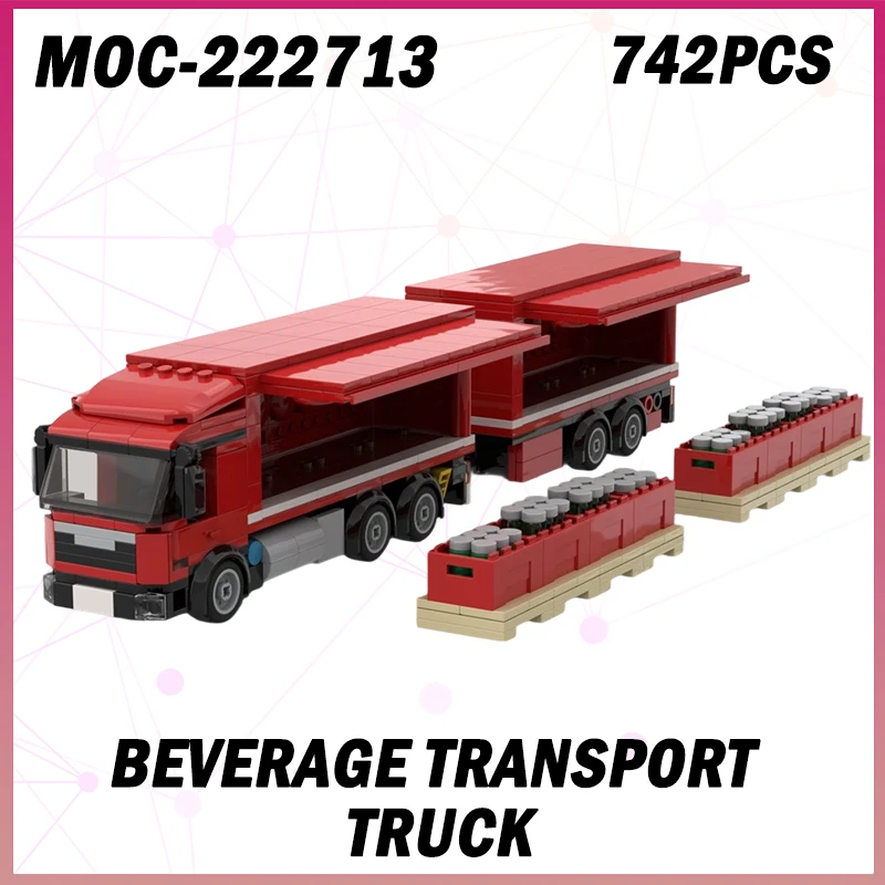 742 шт. MOC-222713 городской транспортный грузовик для напитков, строительный блок, модель, набор кирпичей, креативные подарки, миниатюрные коллекционные предметы «сделай сам»
742 шт. MOC-222713 городской транспортный грузовик для напитков, строительный блок, модель, набор кирпичей, креативные подарки, миниатюрные коллекционные предметы «сделай сам»