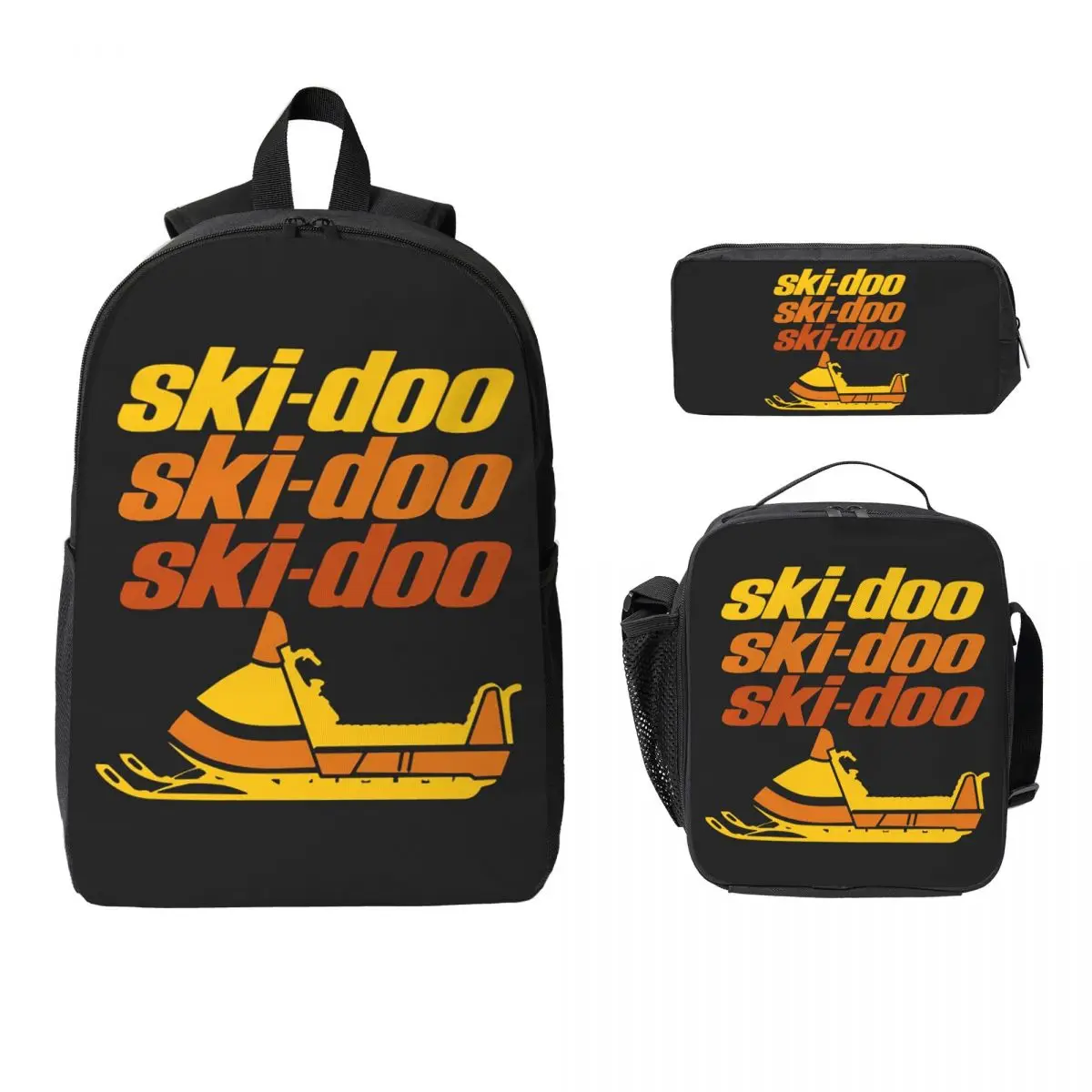Ski Doo Vintage Snowmobiles Backpack Boys Girls BookBag School Bag Laptop Shoulder Bags 3ps Insulated Lunch Bag Pencil Case
Ski Doo Vintage Snowmobiles Backpack Boys Girls BookBag School Bag Laptop Shoulder Bags 3ps Insulated Lunch Bag Pencil Case