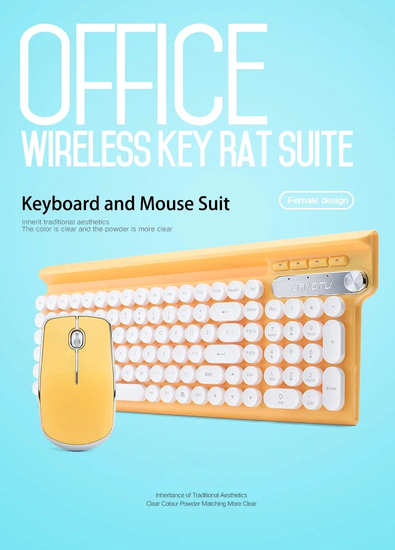Wireless Gaming /Office Keyboards Included Keyboard and Mouse for Computer/Laptop A Nice Gift for Friend/family/Youself
Wireless Gaming /Office Keyboards Included Keyboard and Mouse for Computer/Laptop A Nice Gift for Friend/family/Youself