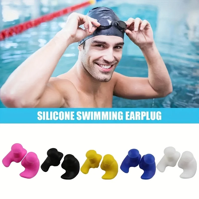 5 pairs Silicone Swimming Earplugs,Waterproof Soft Ear Plugs for Swimming,Showering,and Water Sports,Multi-Color Ear Protection
5 pairs Silicone Swimming Earplugs,Waterproof Soft Ear Plugs for Swimming,Showering,and Water Sports,Multi-Color Ear Protection