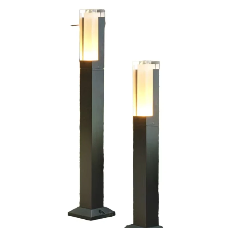 Hot Sale Aluminum LED Warm Light Bollard Hardwired Lawn Post Lights for Garden Entrance Patio Porch Landscape Lighting 
Hot Sale Aluminum LED Warm Light Bollard Hardwired Lawn Post Lights for Garden Entrance Patio Porch Landscape Lighting