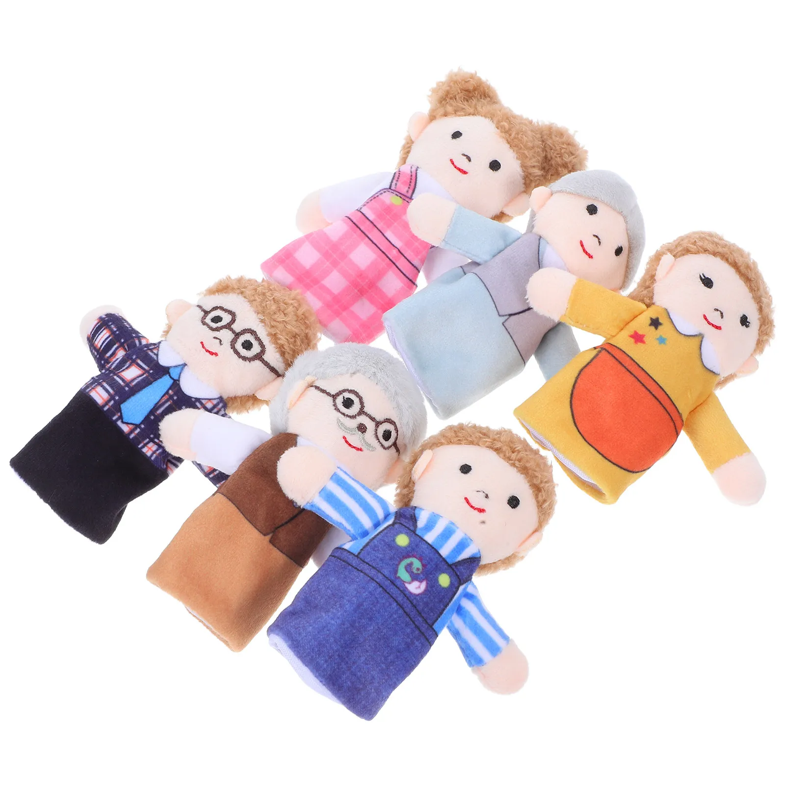 6Pcs Soft Family Finger Puppets Kids Birthday Present Storytelling Puppet Show Theater Creative Playtime Educational Role Play
6Pcs Soft Family Finger Puppets Kids Birthday Present Storytelling Puppet Show Theater Creative Playtime Educational Role Play