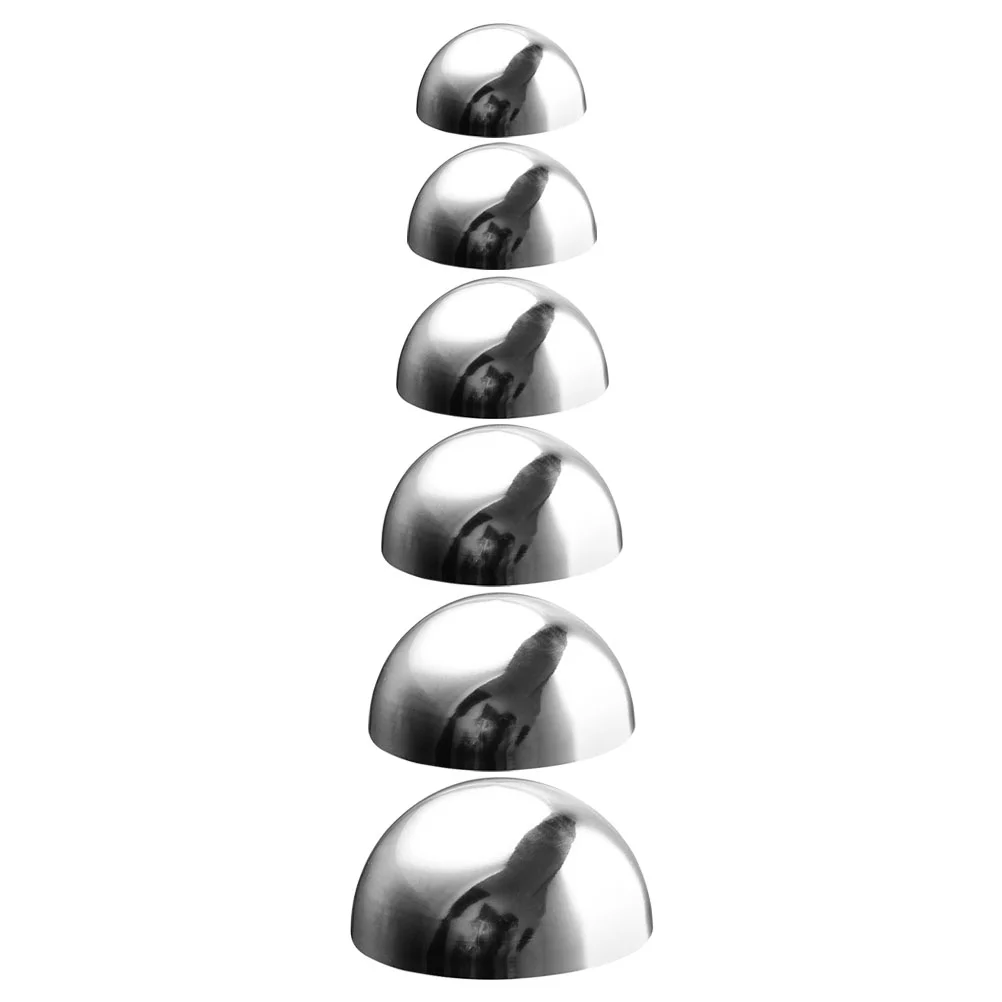 6 Pcs Garden Reflective Ball Mirror Surface Balls Gazing Globe Hemisphere Stainless Steel Home Hollow Polished
6 Pcs Garden Reflective Ball Mirror Surface Balls Gazing Globe Hemisphere Stainless Steel Home Hollow Polished