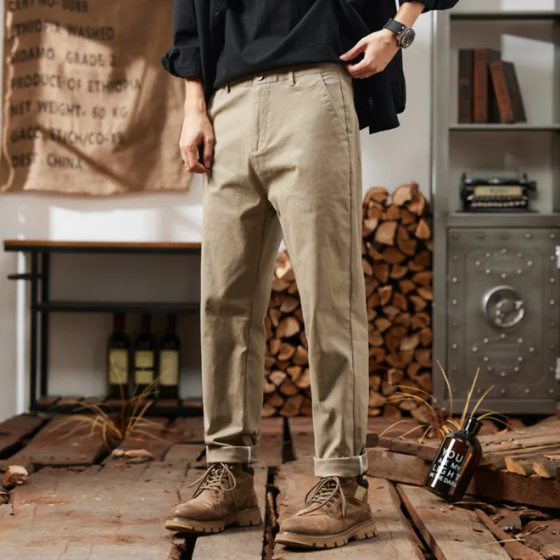 2026 New Men's Cotton American Vintage Simple Cargo Pants Fashion Casual Baggy Straight Leg Pants for Men Streetwear Trousers
2026 New Men's Cotton American Vintage Simple Cargo Pants Fashion Casual Baggy Straight Leg Pants for Men Streetwear Trousers