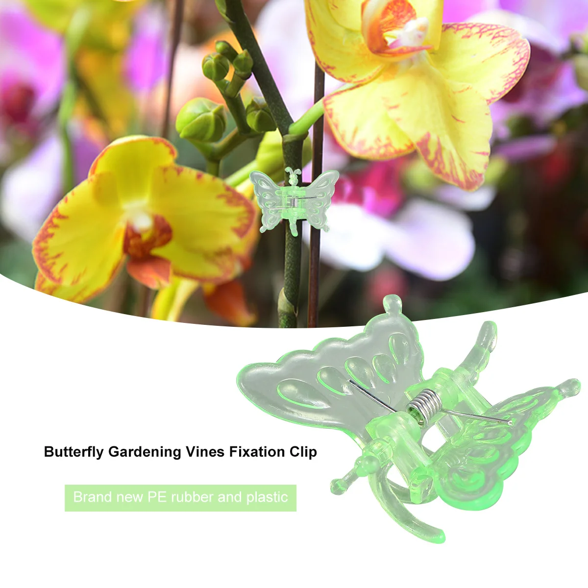 30Pcs Clips Reliable Plant Support Clamps Flower Vine Fixed Holders Durable Multiuse Gardening Orchid Clips
30Pcs Clips Reliable Plant Support Clamps Flower Vine Fixed Holders Durable Multiuse Gardening Orchid Clips