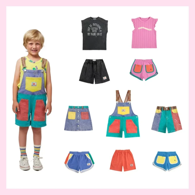 OUYANG&IVAN 25BC Summer Kids Short-sleeved T-shirt Girls Color-match Jeans Boys Casual Shorts Kid Top
OUYANG&IVAN 25BC Summer Kids Short-sleeved T-shirt Girls Color-match Jeans Boys Casual Shorts Kid Top