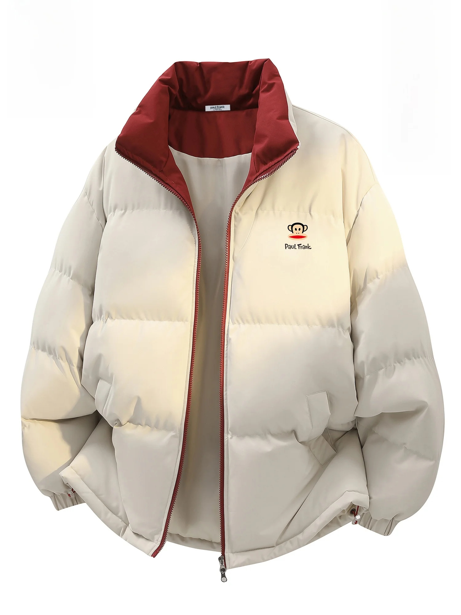 Мужская зимняя повседневная куртка Paul Frank из утолщенного хлопка с воротником-стойкой, свободного кроя, на молнии, с анималистическим принтом
Мужская зимняя повседневная куртка Paul Frank из утолщенного хлопка с воротником-стойкой, свободного кроя, на молнии, с анималистическим принтом