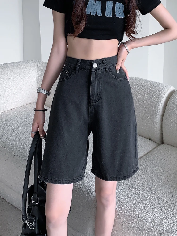 Прямые джинсы с высокой талией, женские свободные брюки, тонкие брюки с пятью точками, летние джинсовые узкие брюки против морщин
Прямые джинсы с высокой талией, женские свободные брюки, тонкие брюки с пятью точками, летние джинсовые узкие брюки против морщин