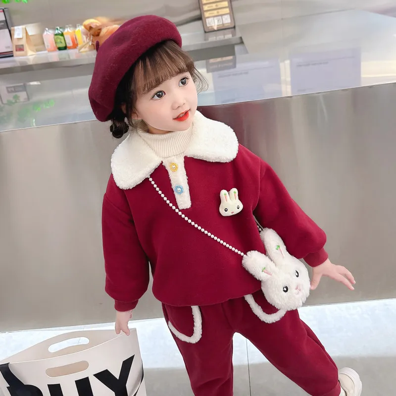 Children Clothing Sets Baby Girls Sweater Pants Autumn Winter Toddler Kids Clothes Outfits Cartoon Rabbit Infant Tracksuits
Children Clothing Sets Baby Girls Sweater Pants Autumn Winter Toddler Kids Clothes Outfits Cartoon Rabbit Infant Tracksuits